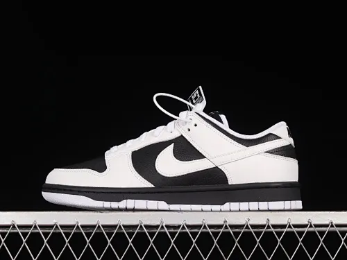 All Categories Nk SB Dunk Series Nk SB Dunk Low Low-top Sneakers Nk Dunk Low "Reverse Panda" White and Black Reverse Panda SB Smashing Backboard Fashion Casual Sneakers FD9064-011